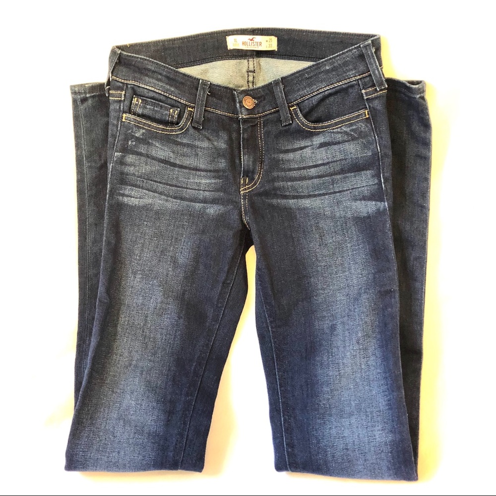 Hollister dark wash super skinny jeans size 1L